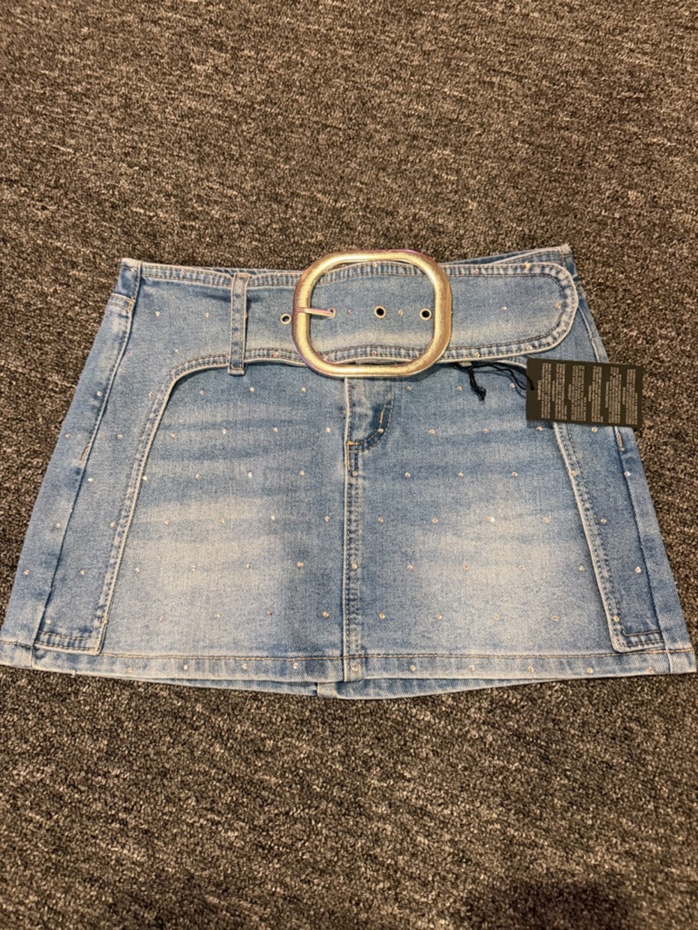 Forever 21 x Bratz Denim Mini Skirt Size Small NWT Retail $49.99